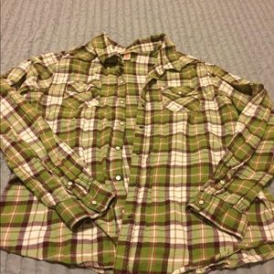 Green women’s flannel